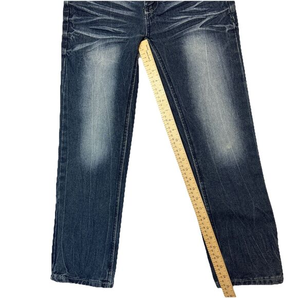 GS115 Boys Jeans Youth Size 12 Distressed - Picture 3 of 8